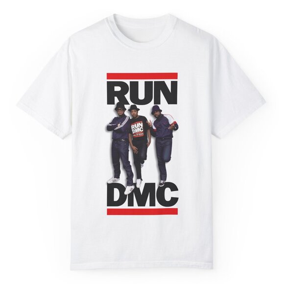 Run Dmc - Old School Hip Hop - T-Shirt - Picture 1 of 4